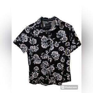 Cactus Man | Black and White Button Down